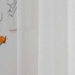 Κουρτίνα γάζα μονόχρωμη με 8 μεταλλικούς κρίκους Sharp Art 8448 140x270 Εκρού Beauty Home - Image 4