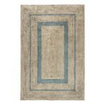 Ψηφιακή εκτύπωση Χαλί Jute Art 9130-Blue Μπεζ,Μπλε 160x230 Beauty Home. - Image 2