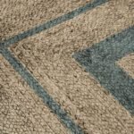 Ψηφιακή εκτύπωση Χαλί Jute Art 9130-Blue Μπεζ,Μπλε 160x230 Beauty Home. - Image 3