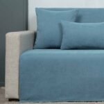 Ριχτάρι πολυθρόνας (180X170) Cotone Cozy Πετρόλ ανοιχτό