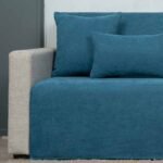 Ριχτάρι τριθέσιου 180x300 Cotone Cozy Πετρόλ σκούρο