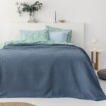 Κουβέρτα Πικέ 250x240 MARCIE STEEL