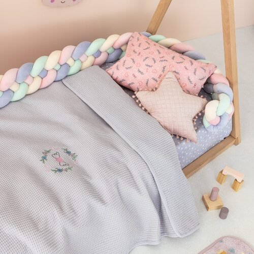 Κουβέρτα Πικέ Κούνιας Baby Blankets 100x150 CANDY LILAC