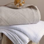 Κουβέρτα 170x260 CARLA (Χρώμα Μπεζ)