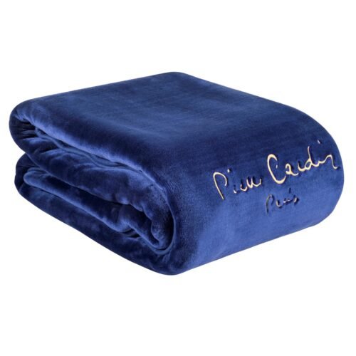 ΑΚΡΥΛΙΚΗ ΚΟΥΒΕΡΤΑ ΜΟΝΗ 160X240 PIERRE CARDIN NANCY 545 NAVY(9)