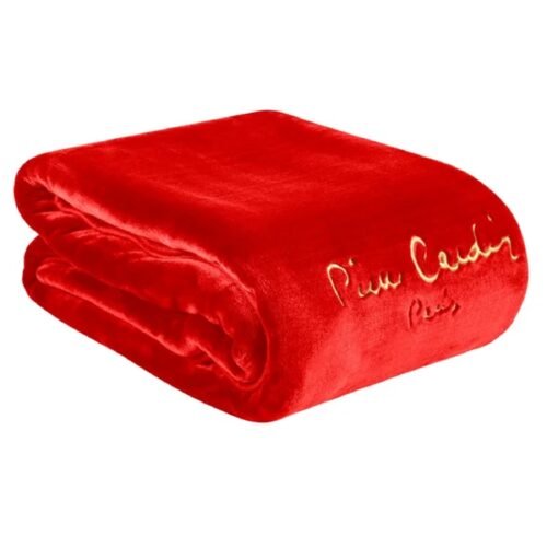 ΑΚΡΥΛΙΚΗ ΚΟΥΒΕΡΤΑ ΜΟΝΗ 160X240 PIERRE CARDIN NANCY 545 RED(34)