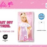 Πετσέτα Θαλάσσης Quick Dry Mattel Barbie 85 70X140 Pink 100% Microfiber