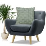 Διακοσμητικό μαξιλάρι με γέμισμα Clusp Mint Liolios Home (50x50)