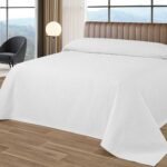 Βαμβακερή Ανάγλυφη Κουβέρτα King Size Edith White Liolios Home (260x240)