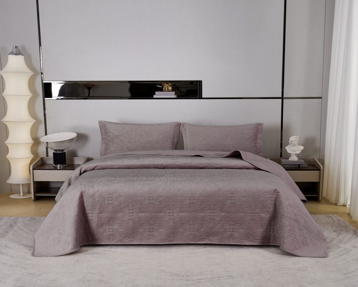 Σετ Μαξιλαροθήκες Βελούδινες Mandy Amethyst Liolios Home (50x70) - Image 1