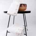 Σετ πετσέτες 3τμχ Menekse Cream Liolios Home