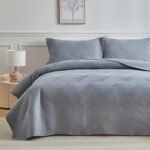 Κουβερλί Υπέρδιπλο Diverso Grey Liolios Home (220x240)
