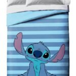 Πάπλωμα Disney Home Lilo & Stitch 43 160X240 Sky Blue 100% Microfiber