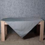 Τραπεζοκαρέ Βελούδο 140x140 Cotone | Leo Γκρι