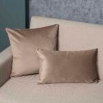 Διακοσμητική μαξιλαροθήκη Βελούδο 45x45 Cotone | Leo Μπεζ