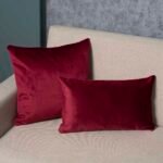 Διακοσμητική μαξιλαροθήκη Βελούδο 45x45 Cotone | Leo Μπορντό