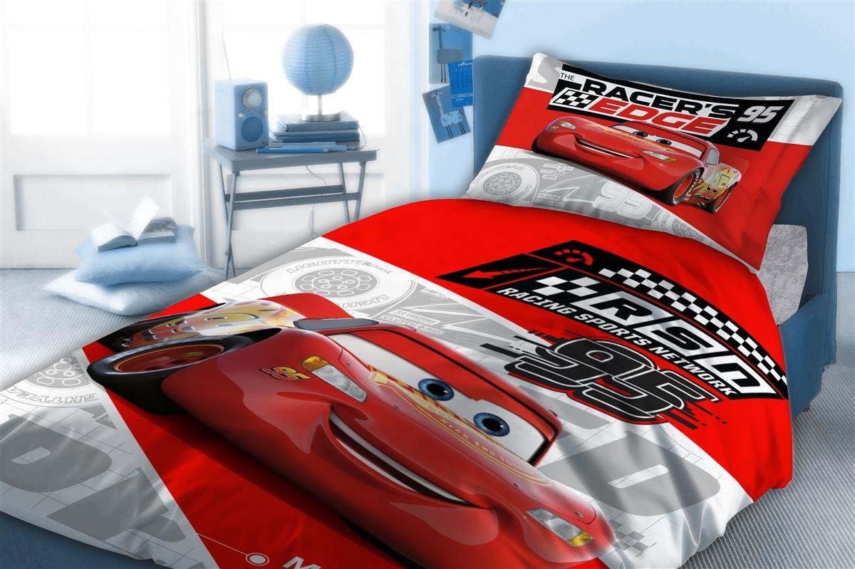 0008101_SKU_54162123002 Σεντόνια Σετ 2 τεμ Disney Home Cars 772 160X240 Red 100% Cotton - Image 1