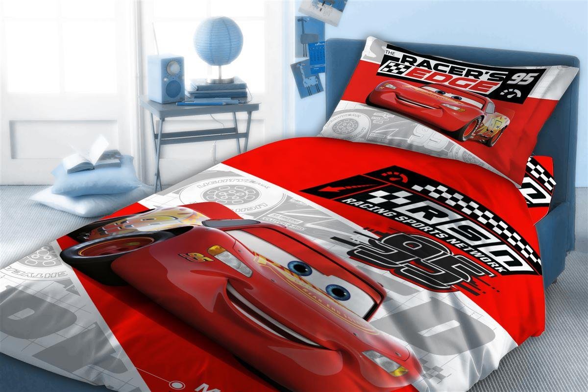 0008103_SKU_54162323002 Σεντόνια Σετ 4 τεμ Disney Home Cars 774 160X240 Red 100% Cotton - Image 1