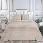 Υπέρδιπλη κουβέρτα Boggi (Lt Beige) 220x240 Blanket
