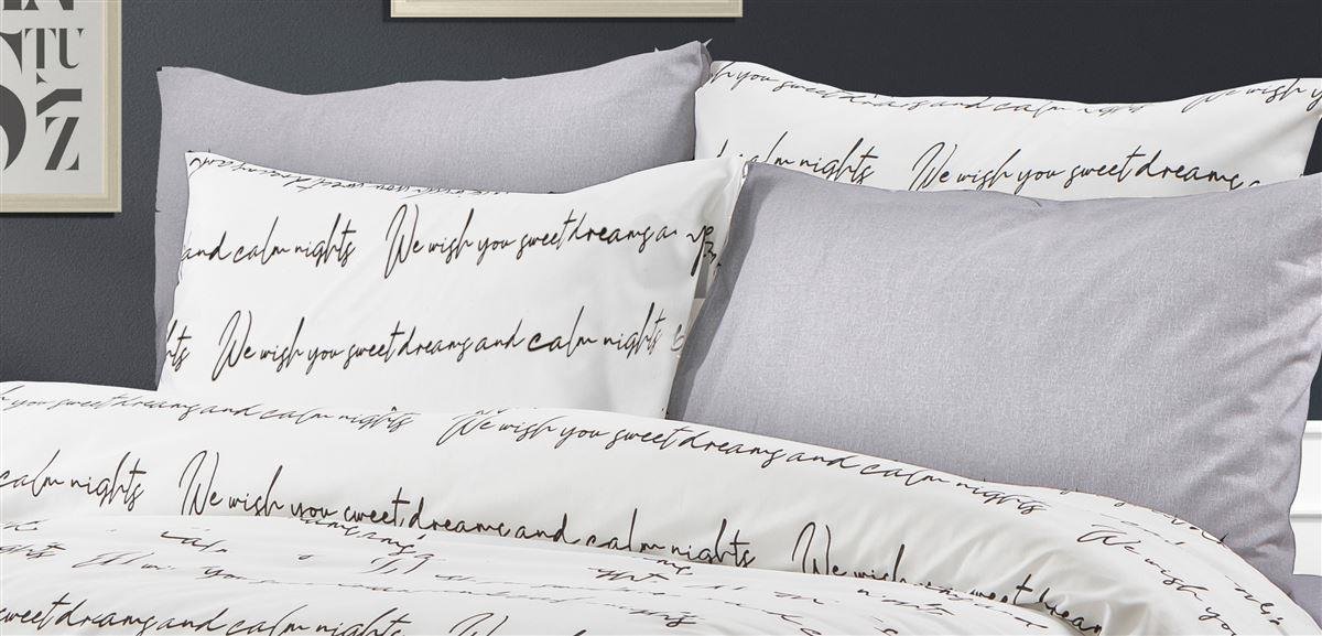 0007629_SKU_33311647048 Μαξιλαροθήκη Εμπριμέ Αρίσβη 471 50X70 White 70/30 Cott/Pol - Image 1