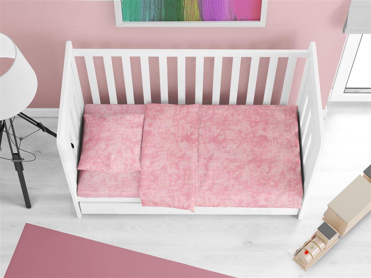 0007763_SKU_31132019004 Κατωσέντονο με Λάστιχο bebe Premium Shadow 617 0,70X1,40X0,15 Pink 100% Cotton - Image 1