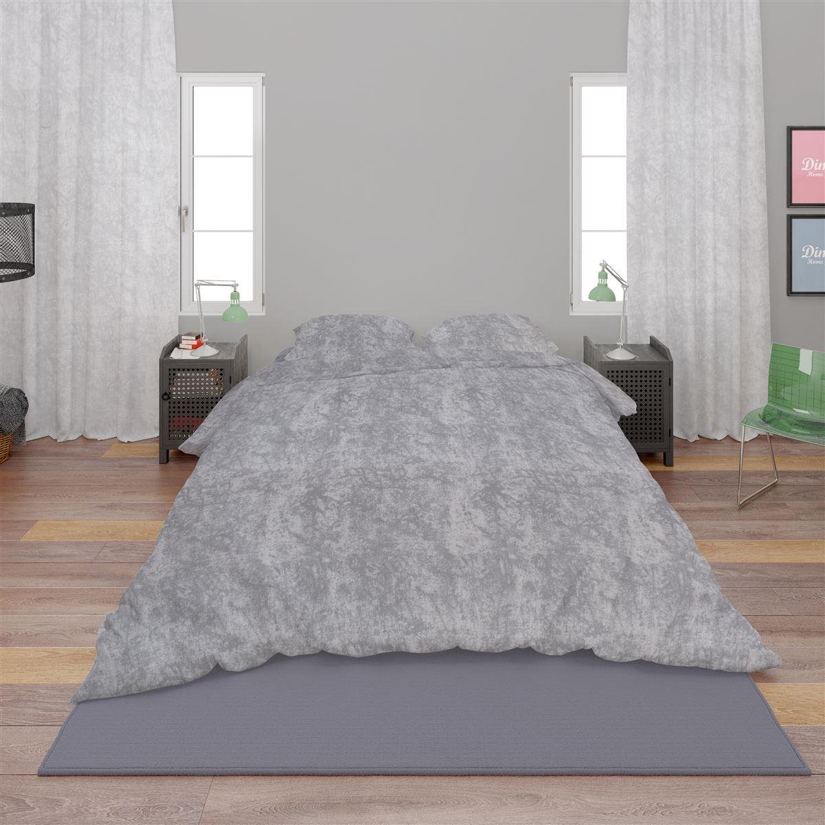 0007847_SKU_33132325002 Σεντόνια Σετ 4 τεμ Premium Shadow 613 240X270 Dark Grey 100% Cotton - Image 1