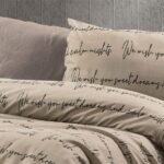 Μαξιλαροθήκη Εμπριμέ Αρίσβη 470 50X70 Beige 70/30 Cott/Pol