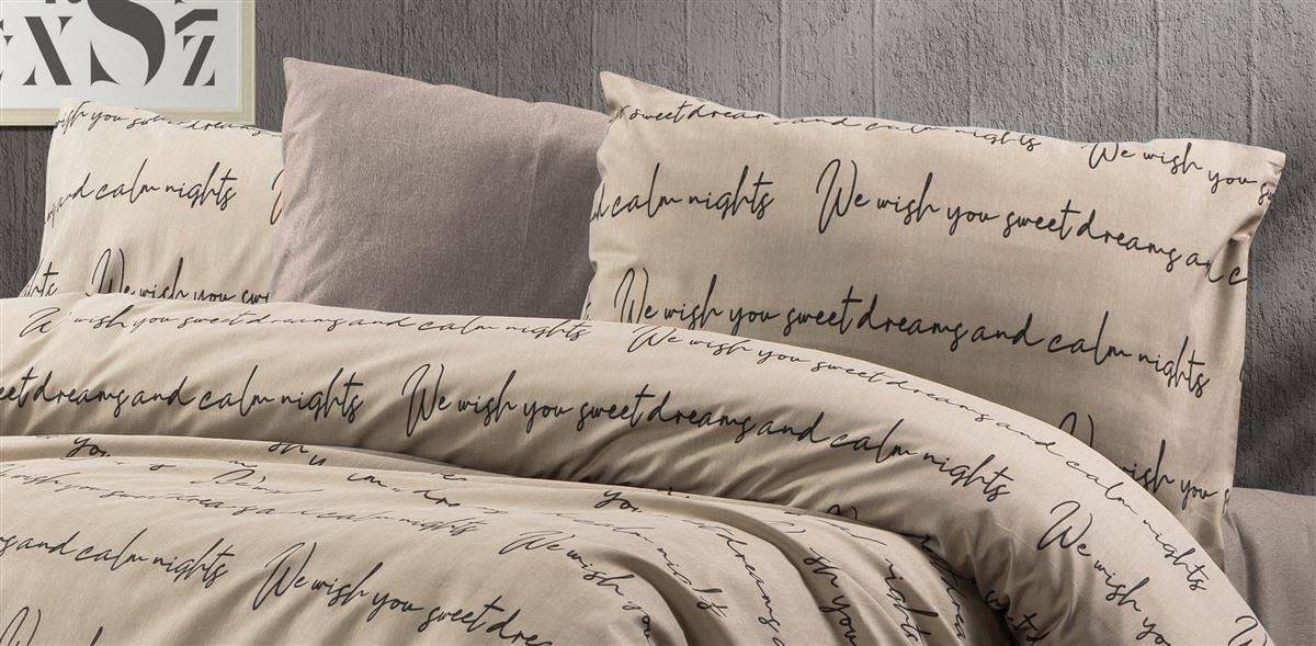 0007882_SKU_33311647047 Μαξιλαροθήκη Εμπριμέ Αρίσβη 470 50X70 Beige 70/30 Cott/Pol - Image 1