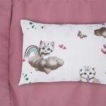 Μαξιλαροθήκη Εμπριμέ kids Kitten 560 50X70 Petrol 100% Cotton