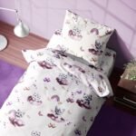 Σεντόνια Εμπριμέ Σετ 2 τεμ kids Kitten 561 160X240 Mauve 100% Cotton