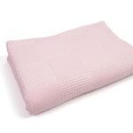 Κουβέρτα Πικέ bebe Μονόχρωμη 120X150 Ροζ 100% Cotton