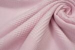 Κουβέρτα Πικέ Μονόχρωμη 240X250 Ροζ 100% Cotton - Image 2
