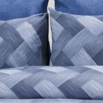 Μαξιλαροθήκη Εμπριμέ Αλκμήνη 454 50X70 Blue 70/30 Cott/Pol