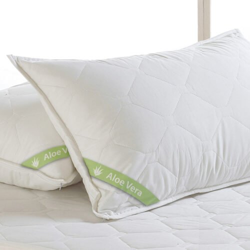 Ζεύγος Καλύμματα Μαξιλαριών White Comfort 50x70 ALOE VERA WATERPROOF