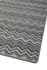 Ψάθινο χαλί Breeze 191/98 Μπεζ σκούρο-γκρι Zik Zak - ΡΟΤΟΝΤΑ  1,60x1,60 Colore Colori - Image 2