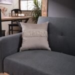 Μαξιλαροθήκη Velvet 07 Με Κρόσι - 45x45cm