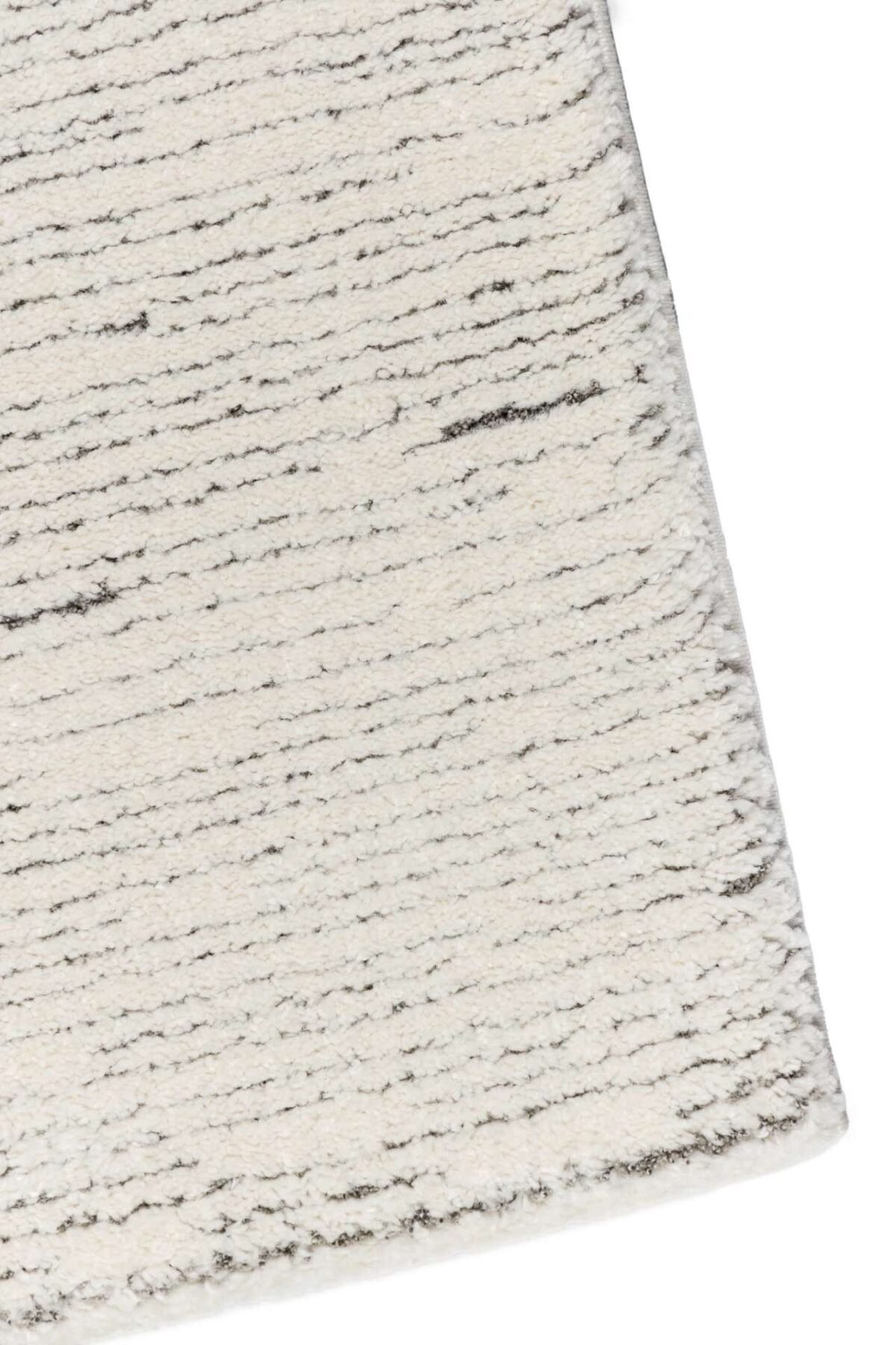 Deluxe-696-1 Deluxe 696 λευκή μοκέτα ανάγλυφη με ρίγες - 1,40x2,00 Colore Colori - Image 2