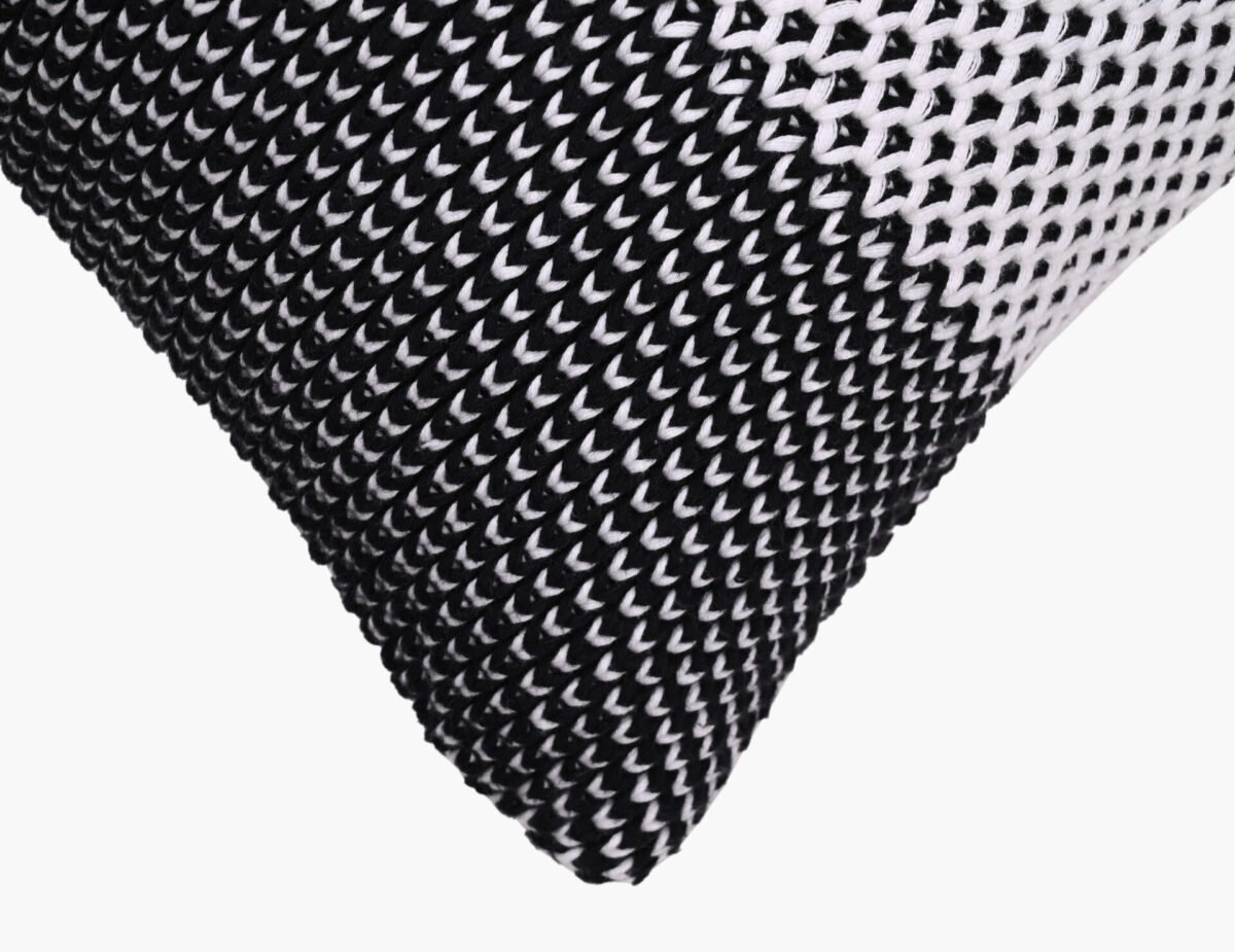 HONEY-BEE-4 Honey Bee CUSHION 40x60 με γέμιση (Black/White) - Image 3