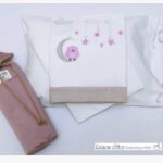 Σετ Σεντόνια Κούνιας Dreamy Owl Ροζ 120x160 Raison D’etre