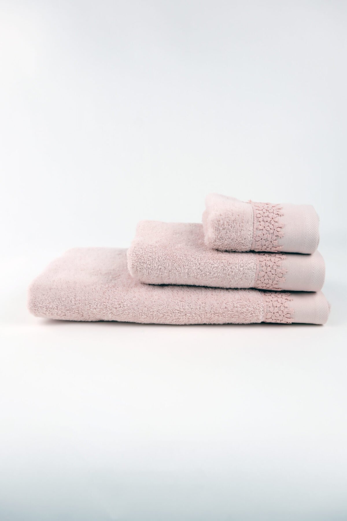 Σετ πετσέτες 3τμχ Margarita Pink Liolios Home - Image 3