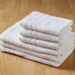 Λευκή Πετσέτα Μπάνιου 450gsm (70x140) (Συσκευασία 6 τμχ)
