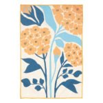 Beauty Home Πετσέτα κουζίνας διπλής όψης Art 8658 40x60 Μπλε,Κίτρινο(Μικροϊνες όχι βαμβακερή)
