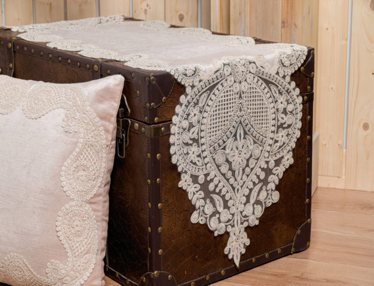 Μαξιλάρι με γέμιση PLS-TB2222 (Lt Coffee) 45×45 - Image 2