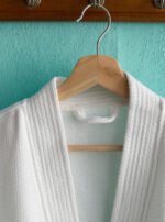 Λευκό Μπουρνούζι Πικέ Terry Κιμονό 390gsm (ΧL) - Image 2