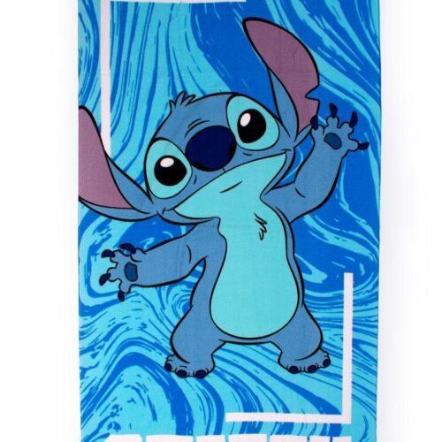 Πετσέτα Θαλάσσης Quick Dry Disney Home Lilo & Stitch 88 70X140 Blue 100% Microfiber