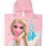 Πόντσο Θαλάσσης Quick Dry Disney Home Frozen 38 50X100 Pink 100% Microfiber