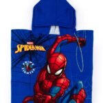 Πόντσο Θαλάσσης Quick Dry Marvel Spider-Man 95 50X100 Blue 100% Microfiber