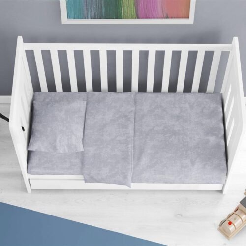 Πάπλωμα bebe Premium Shadow 621 120X160 Light Grey 100% Cotton