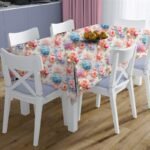 Αλέκιαστο Σετ 2 τεμ Τραπεζομάντηλο Ψηφιακής Εκτύπωσης Ορτανσίες 464 140X220 & Τραβέρσα 40X220 Multi 70/30 Cott/Pol