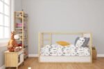 Κατωσέντονο Με Λάστιχο bebe Seabirds 578 0,70X1,40X0,15 White-Grey 100% Cotton